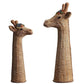 Hand Crafted Rattan Giraffe Head Sculpture - MAIA HOMES