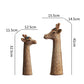 Hand Crafted Rattan Giraffe Head Sculpture - MAIA HOMES