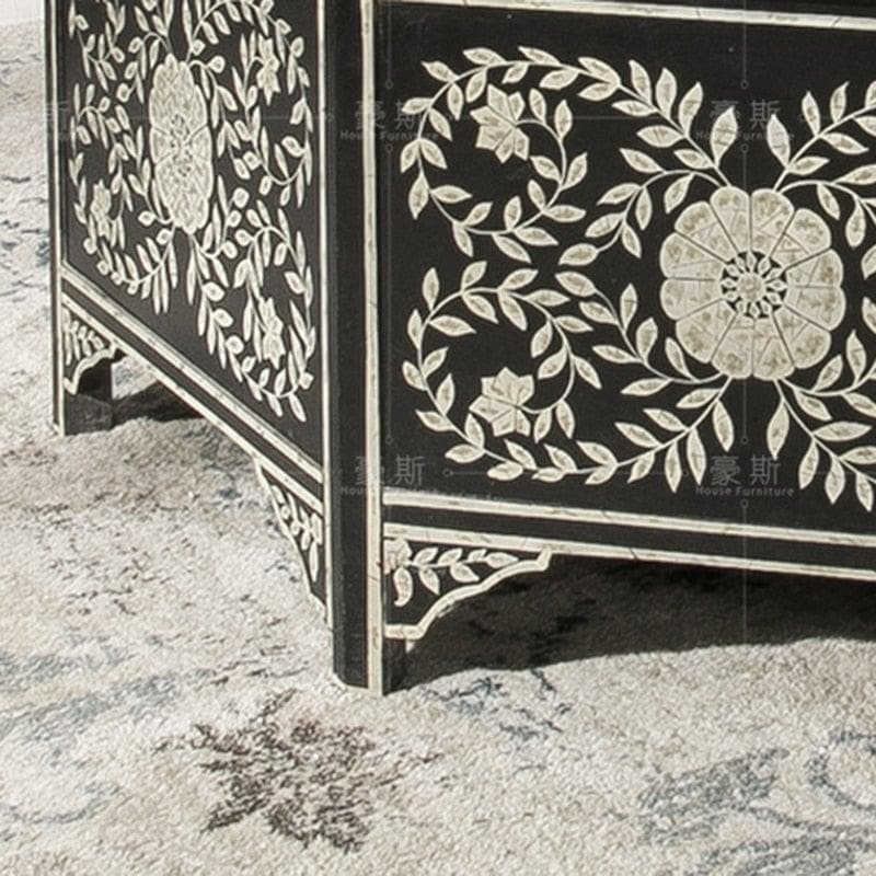 Hand Painted Diamond Coffee Table