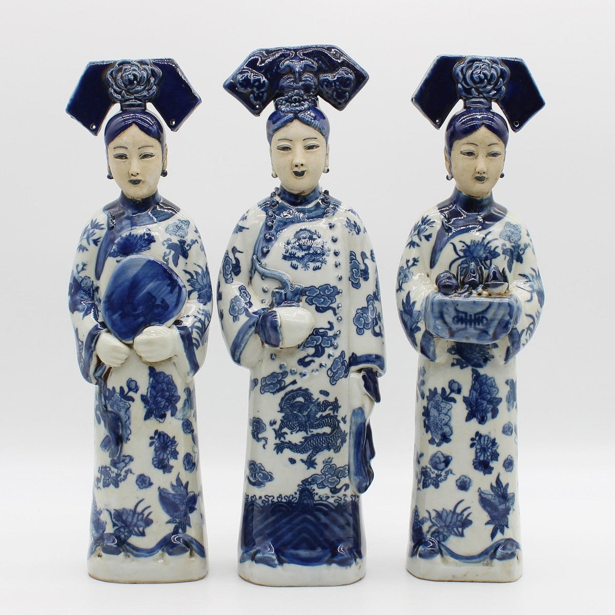 Hand-Painted Qing Dynasty Princesses Figurines