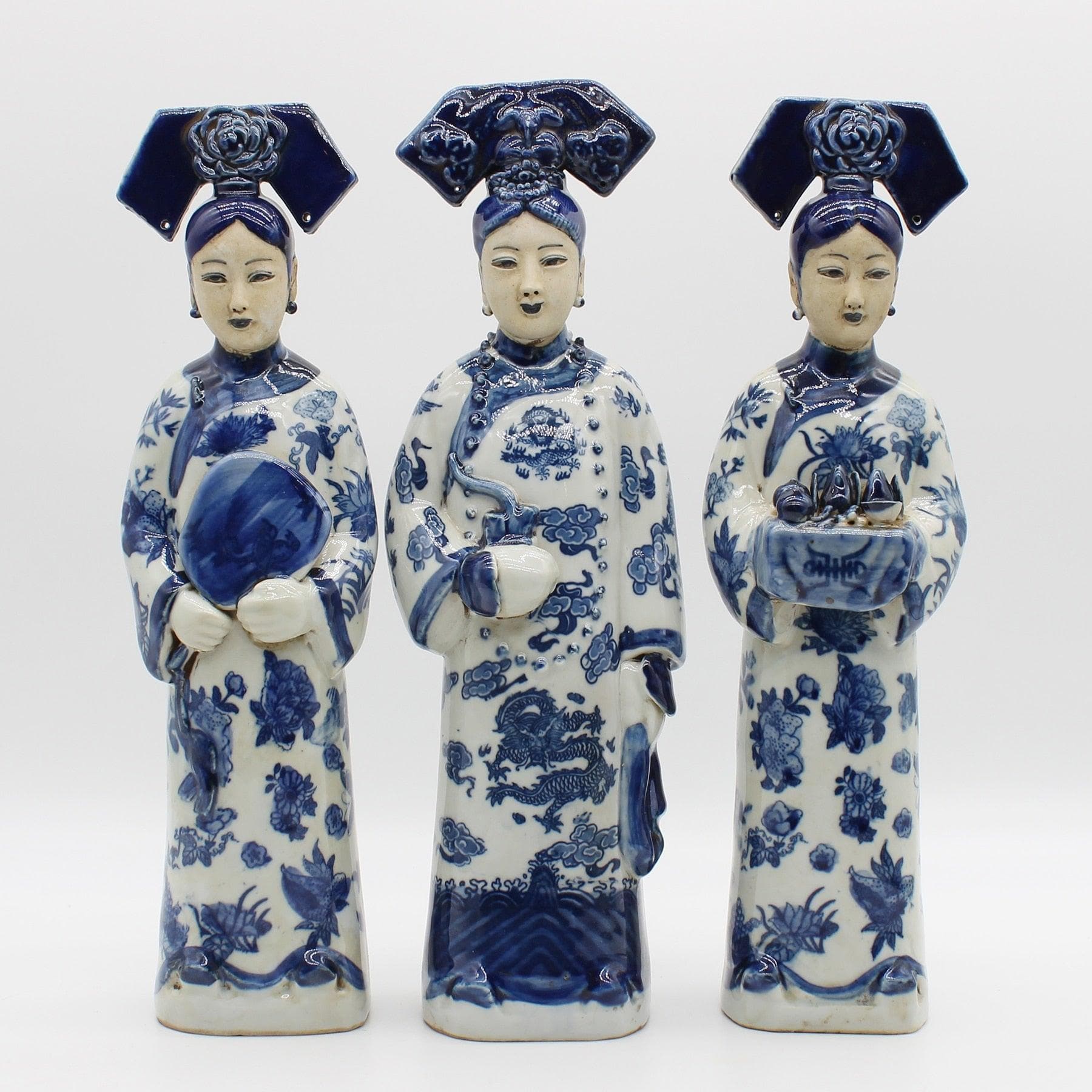 Hand-Painted Qing Dynasty Princesses Figurines - MAIA HOMES