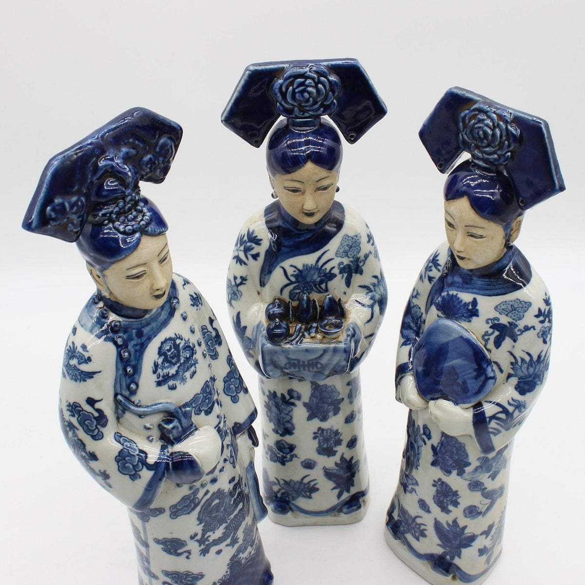 Hand-Painted Qing Dynasty Princesses Figurines