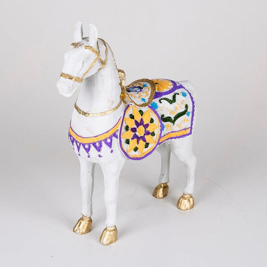 Hand Painted Veramaya Decorative Horse Figurine - MAIA HOMES