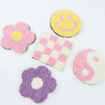 Hand Tufted Flower Coaster