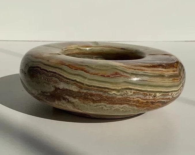 Handcrafted Onyx Green Ashtray