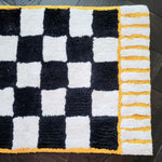 Handmade Cotton Checker Bathmat