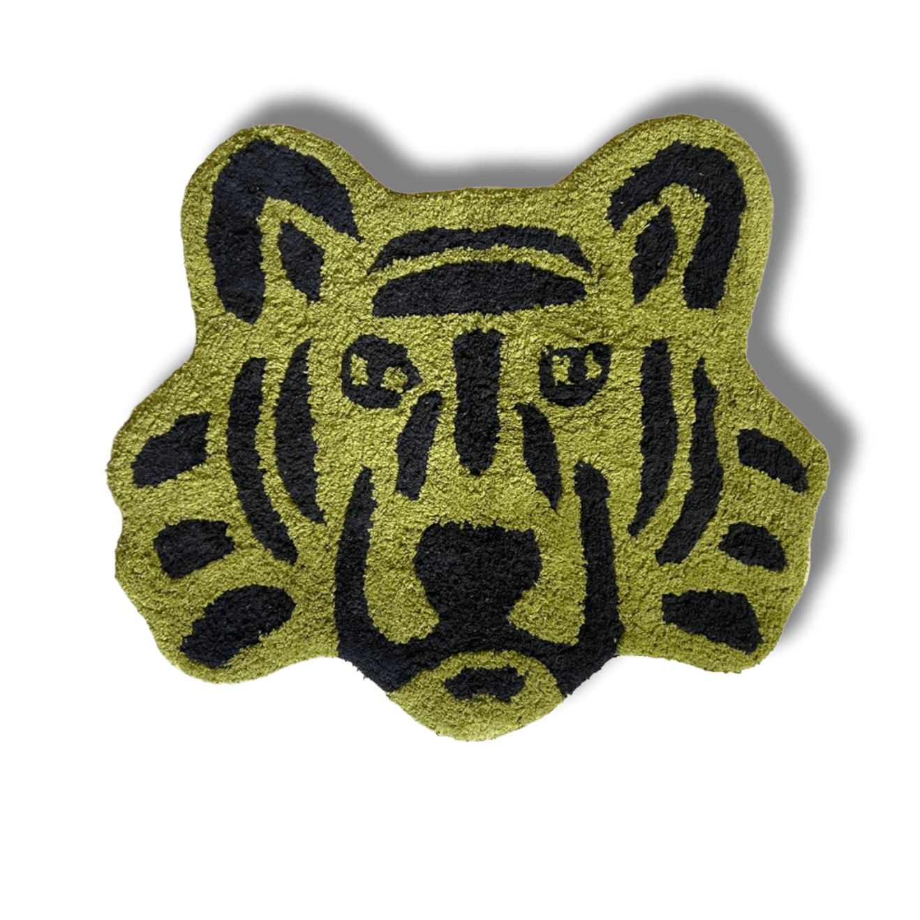 Handmade Cotton Lion Face Shaped Bath Rug