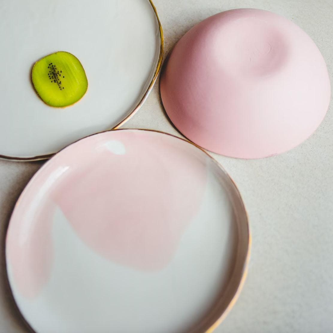 Handmade Porcelain Ombre Pink Tableware - MAIA HOMES
