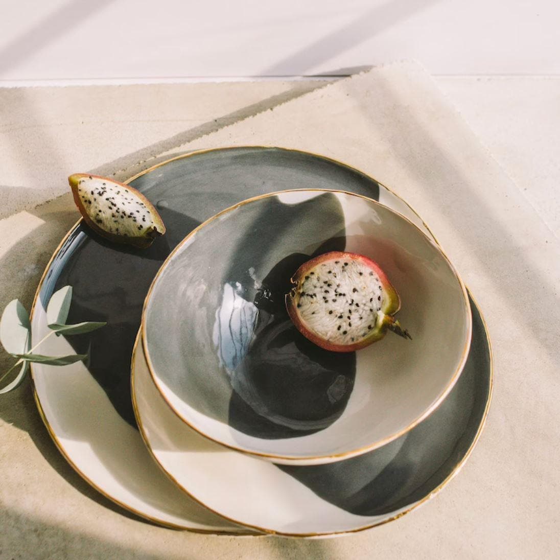 Handmade Porcelain Ombre Tableware - MAIA HOMES