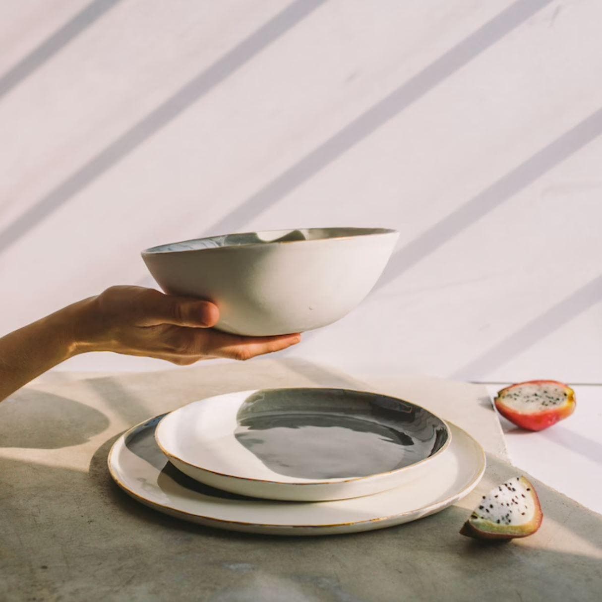 Handmade Porcelain Ombre Tableware - MAIA HOMES