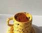 Handmade Yellow Live Coffee Cup - MAIA HOMES