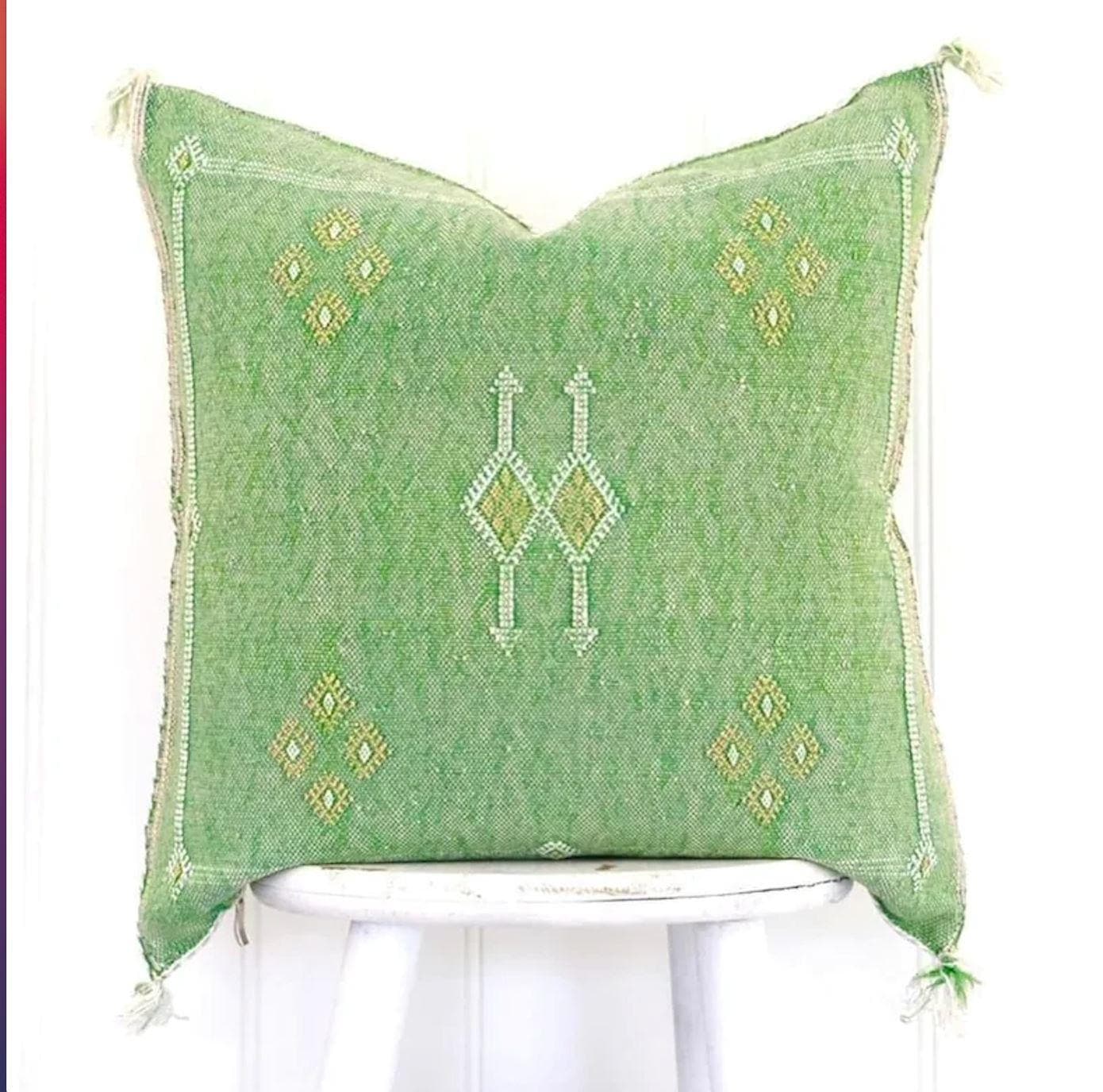 Handwoven Cactus Silk Pillow Cover - MAIA HOMES