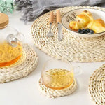 Handwoven Corn Fiber Round Placemat