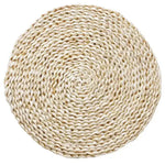 Handwoven Corn Fiber Round Placemat