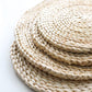 Handwoven Corn Fiber Round Placemat - MAIA HOMES