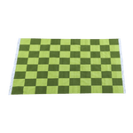 Handwoven Green Checker Cotton Rug