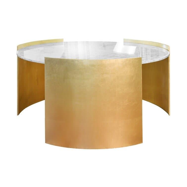 Hanna Gold 3 Legs Marble Coffee Table