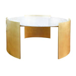 Hanna Gold 3 Legs Marble Coffee Table