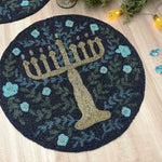 Hanukkah Round Beaded Placemat