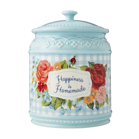 Happiness Is Homemade Stoneware Cookie Jar - MAIA HOMES