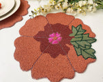 Hawaiian Flower Beaded Placemat