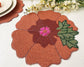 Hawaiin Flower Beaded Placemat - MAIA HOMES