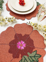 Hawaiian Flower Beaded Placemat