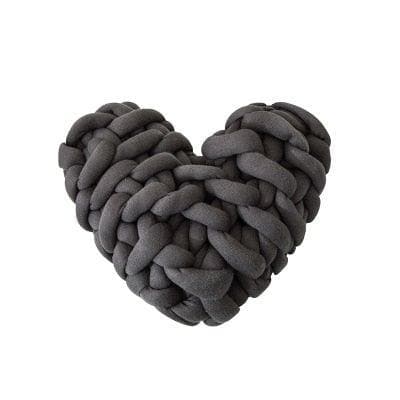 Heart Shape Knotted Accent Pillow