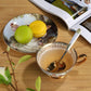 Heavenly Blue Bone China Tea Cup with Saucer - MAIA HOMES