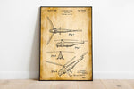 Helicopter Patent Print| Framed Art Print