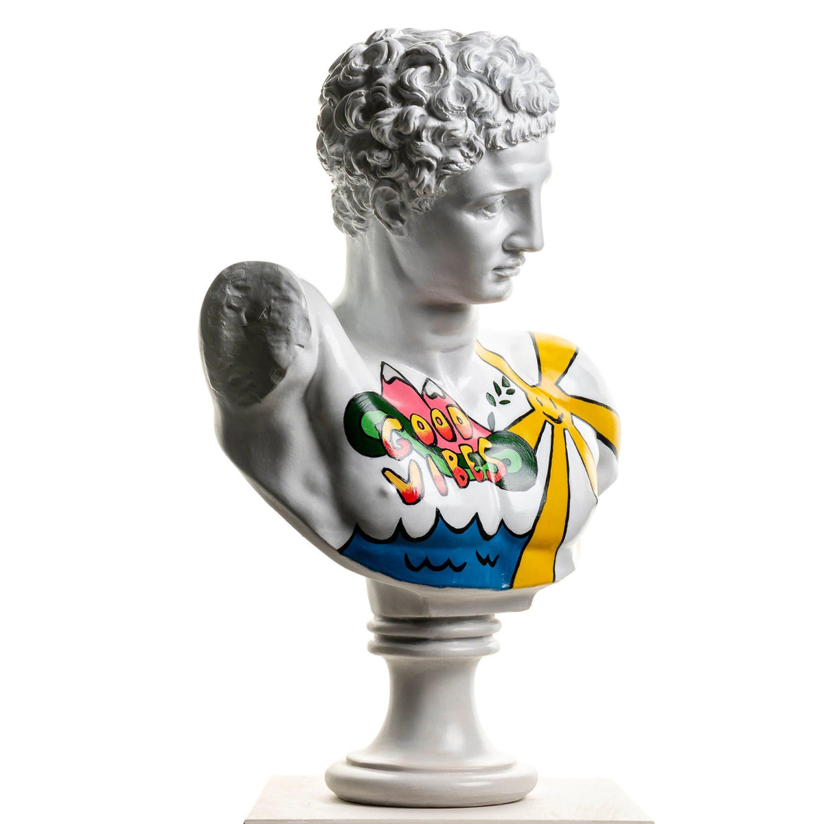 Hermes Bust Art Nouveau Sculpture