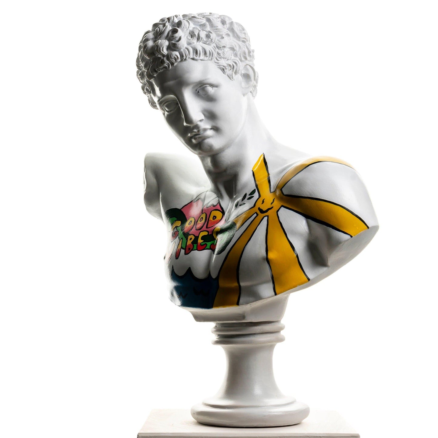 Hermes Bust Art Nouveau Sculpture - MAIA HOMES