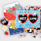 Hey Love Shaped Notecard Portfolio - MAIA HOMES