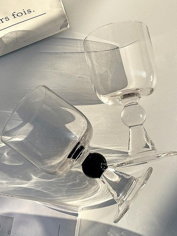 High-Footed Martini Glass Goblet Transparent