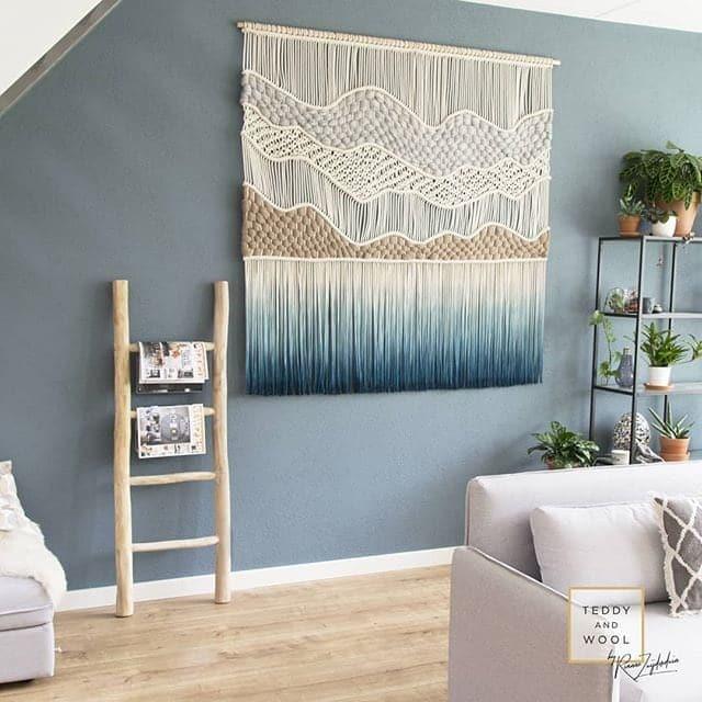 HIGH TOPS Extra Large Macrame Wall Hanging