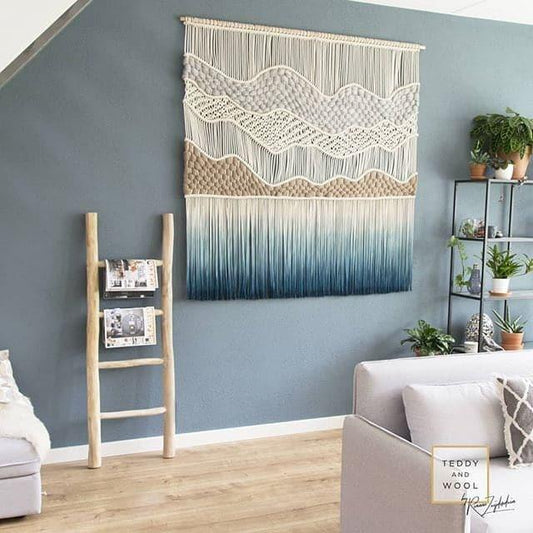 HIGH TOPS Extra Large Macrame Wall Hanging - MAIA HOMES