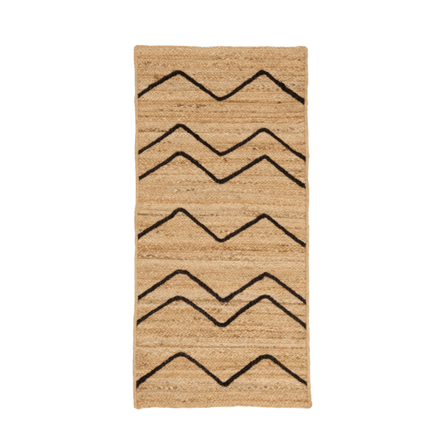 Hilly Natural Jute Rug - MAIA HOMES