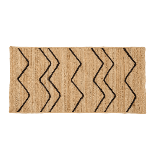Hilly Natural Jute Rug - MAIA HOMES