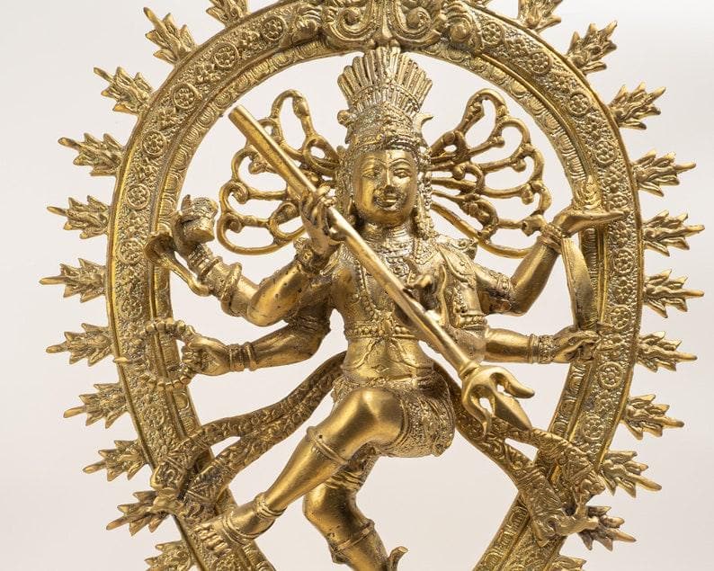 Hindu Dancing Shiva Nataraja Bronze Statue