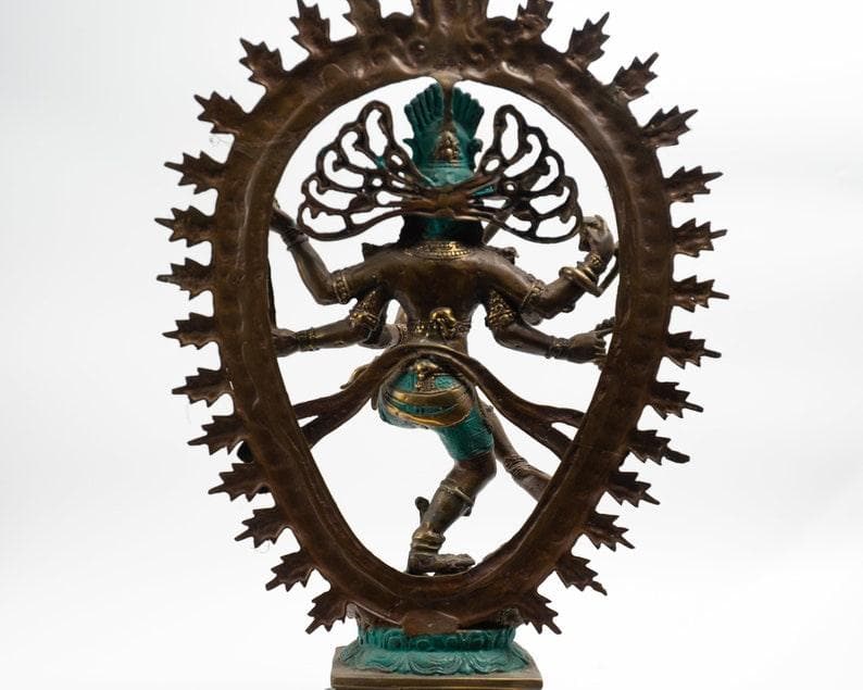 Hindu Dancing Shiva Nataraja Bronze Statue