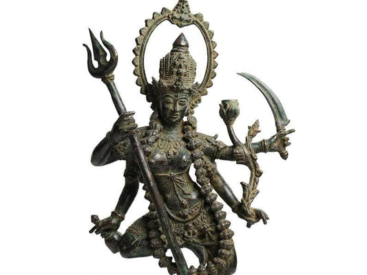 Hindu God Mahakali Dancing Statue - MAIA HOMES