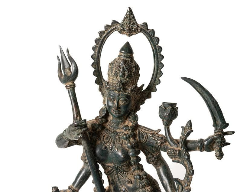 Hindu God Mahakali Dancing Statue