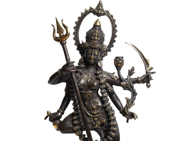 Hindu God Mahakali Dancing Statue