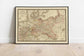 Historical Map of Kingdom of Prussia 1827| Old Map Wall Decor - MAIA HOMES