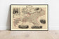 Historical Map of Prussia 1851| Old Map Wall Decor - MAIA HOMES