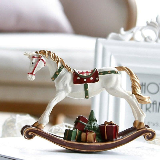 Holiday Decorative Rocking Horse - MAIA HOMES