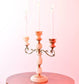HOME COUTURE COLLECTIVE Cream Three Pin Candle Stand - MAIA HOMES