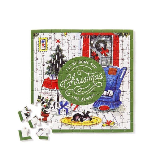 Home For Christmas 100 Piece Mini Shaped Puzzle - MAIA HOMES