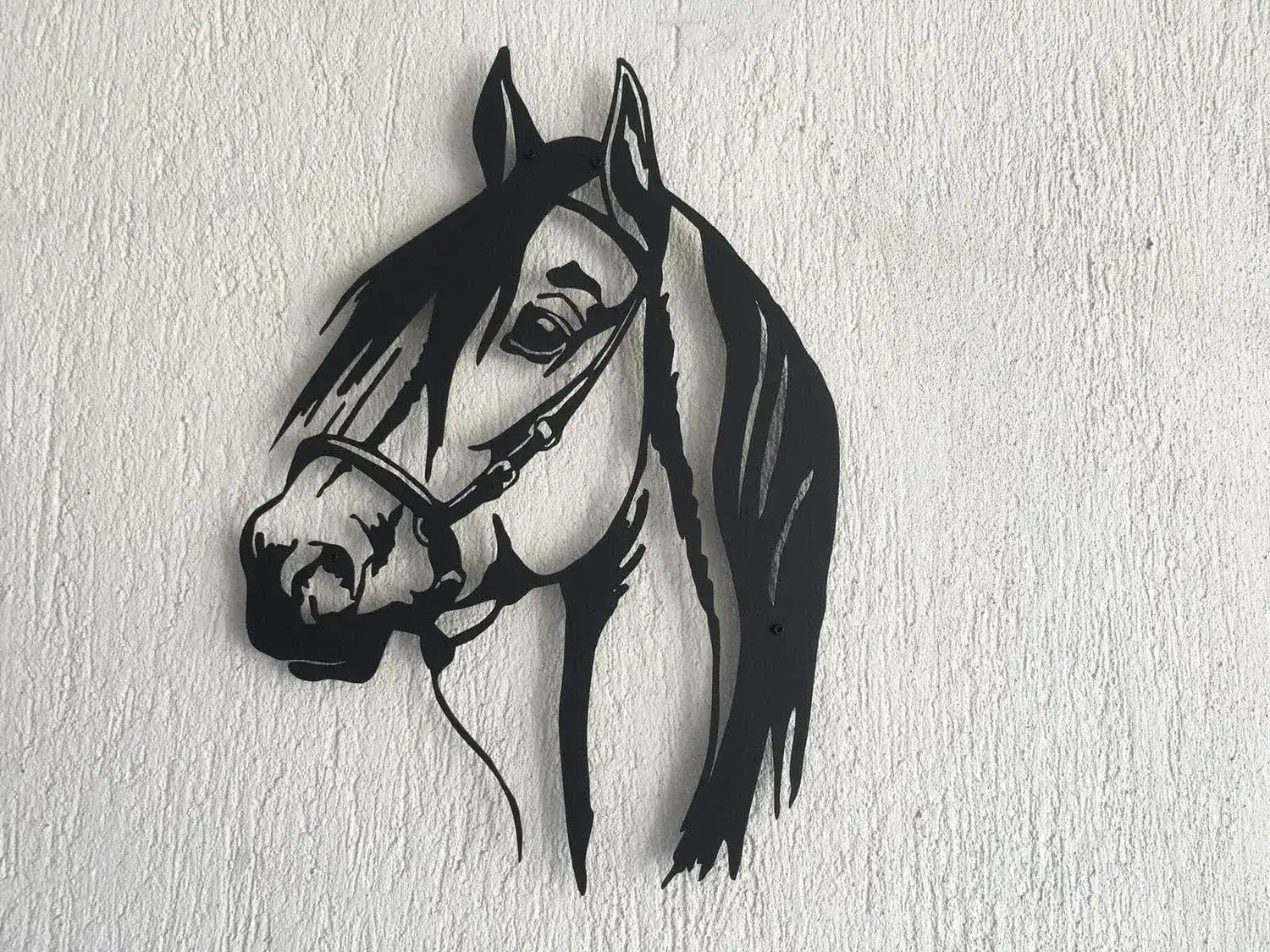 Horse Head Metal Wall Hanging Decor