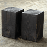 Hyo Table | Wood Cube Side Table